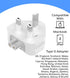 Replacement UK AC Adapter Wall Plug Duckhead, Universal Power Charger Travel Adapters for MacBook, iPhone, iPad (1)
