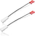 SYudwen 2PC Front Dash Tweeters Speaker Wiring Harness Connector Plug, Audio Cable Plug
