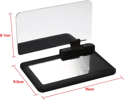 SYH&AQYE H6 HUD Head Up Display Holder, Adjustable Angle Smartphone Mount for Car Navigation