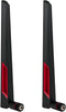 Stemedu 2PCS 12dBi Dual Band WiFi Antenna 2.4GHz 5.8GHz SMA Male Wi-Fi Antennas