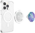 PopSockets PopGrip Rainbow Modern Hearts Teal Purple for MagSafe