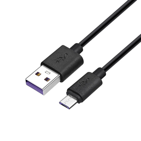 A15 S7 J7 S2 J3 S10, 3ft, 2-Pack Micro USB Old Android Phone Charger Cord for Samsung Galaxy Galaxy A Tab Black