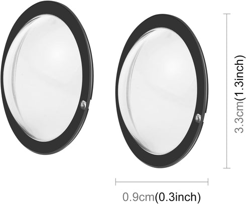 PULUZ Sticky Lens Guard for Insta360 One X2,PC Material Protective Lens Cap for 360 One X2 High Light Transmittance Anti-drop Anti-dust Sports Camera Protective Lens Guard Accessories