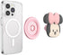 PopSockets Round Phone Grip Compatible with MagSafe, Adapter Ring Included, Wireless Charging Compatible - Disney Minnie