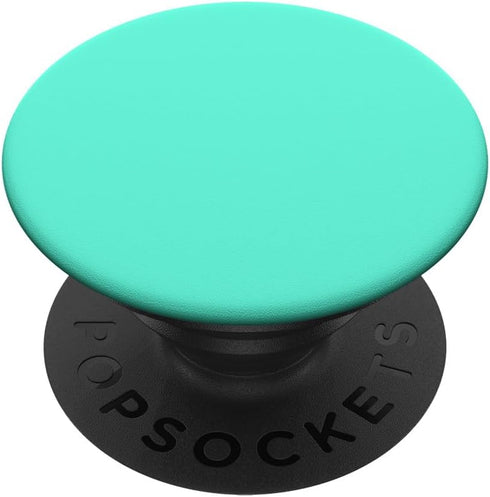 PopSockets Adhesive PopGrip Aqua Teal Blue Solid Color Phone Grip