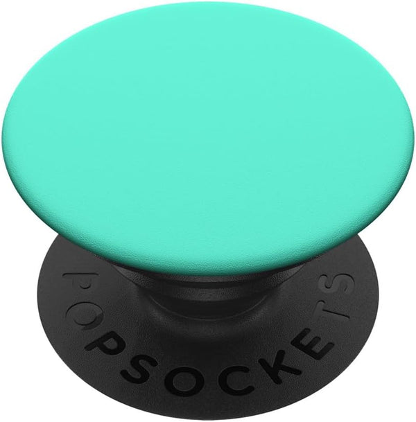 PopSockets Adhesive PopGrip Aqua Teal Blue Solid Color Phone Grip