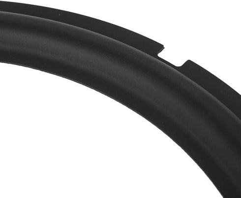 Universal Foam Surrounds Circle for Bass Speaker, Loudspeaker Perforated Rubber Edge Subwoofer Spare Parts (Black)