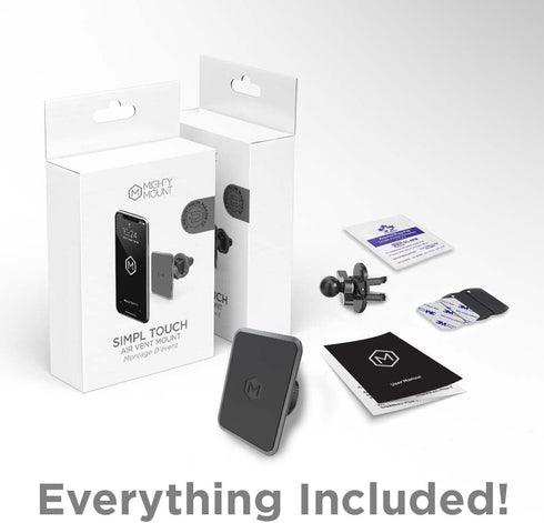 Mighty Mount 360 14/15/16/17, Magnetic Phone Holder for Car - Magnetic Air Vent Phone Mount, Adjustable Hands-Free Car