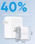 USB C Wall Charger, PowerLot GaN 65W USB C Charger Block with 6ft Type C Cable, PD Fast Charger for iPhone 15/14/13,