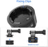 SUREWO Quick Release Base Mount Kit for GoPro, Magnetic Suction & Swivel Lock Adapter for GoPro Hero Series