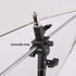 WELLMAKING 2PCS U Shape Tilt Adapter, Swivel Mount Umbrella Holder Light Stand with Standard 1/4 to 3/8 inch Screw