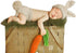 1st IDOPIP Newborn Baby Easter Bunny Photography Props Costume Boy Girl Crochet Knit Rabbit Hat Diaper Carrot Birthday