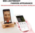 Fanshu 5.5 Inches Cell Phone Stand Amplifier, Desktop Mobile Phone Holder, Universal Portable Wood Cellphone Dock on