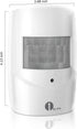 1byone Home Security Alarm System with 1000 FT Range, Extra Loud Chimes, 1 Weatherproof Infrared Sensor