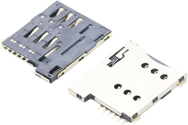 XVFSPWP 2/10PCS SD/MINI/TF/SIM/Nano/Micro Card Holder Slot Card Holder Memory Module Long Body Short