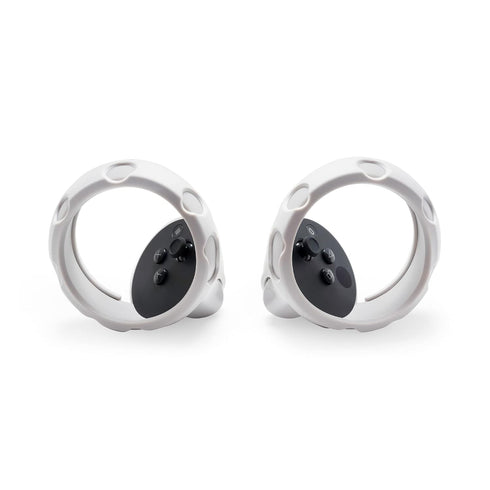 VR Cover Halo Controller Protector Set for Meta Quest 2 in Light Grey