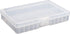 PNGKNYOCN Battery Storage Box, Portable Organizer Holds 48 AA Batteries, Insulative Clear Plastic