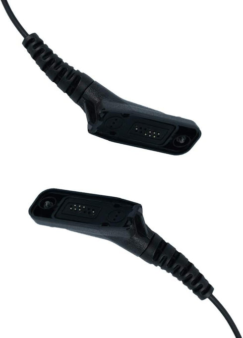Motorola Xpr 6550 Earpiece, D Shape Surveillance Headset with Ptt Mic for Motorola 2 Way Radio Walkie Talkie