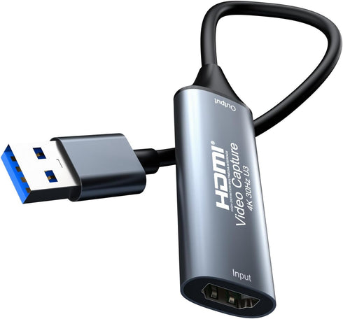 SUOFEIXIANG 4K 30FPS HDMI Video Capture Card,Video Recording Card HDMI USB 3.0 for