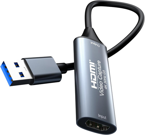SUOFEIXIANG 4K 30FPS HDMI Video Capture Card,Video Recording Card HDMI USB 3.0 for