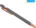 PATIKIL Ballpoint Pen with Stylus Tip - 12 Pack 2 in 1 Metal Pen Black Ink 1.0mm Medium Point for Touch Screens