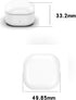 Charging Case Compatible with Samsung Galaxy Buds FE SM-R400, Wireless Charger Case Box with USB-C Cable (White)