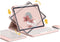 Keyboard Case for iPad 9th 8th 7th Gen 10.2 inch with Mouse, 360° Rotating Kickstand, Clear Back Cover
