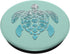 Light Blue Turtle Green Mint Color Effect PopSockets Standard Grip