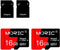 MORIC 2 Pack 16GB Micro SD Card with Adapter High Speed Memory Card,C10
