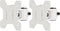 suptek Single Head and Plate Vesa Pole Mount Bracket for Monitor Mount,White(MD6TBW-2)