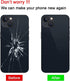 OEM Rear Back Glass Replacement (Black) for iPhone 13, 6.1 inches, with Repair Tool Kits
