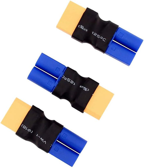 3pcs Male EC5 to XT90 / XT-90 Female Heavy Duty Connector Adapter (BDHI-01)