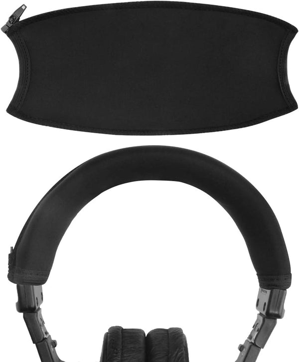 Geekria Flex Fabric Headband Cover for Sony Headphones, Replacement Repair Part, Black