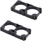 Heyiarbeit 40pcs 2 x Cell 26650 Battery Holder Bracket, Shockproof Plastic Brackets for 26650 Lithium Batteries
