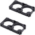 Heyiarbeit 40pcs 2 x Cell 26650 Battery Holder Bracket, Shockproof Plastic Brackets for 26650 Lithium Batteries