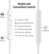 Wired Earbuds, Ultra Clear Calls & No Noise, 3.5mm Headphones with Mic, In-Ear Earphones, Compatible with