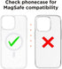Magnetic Silicone Comfy Loop Grip Phone Holder, Strong Grip Compatible with MagSafe for iPhone 15/14/13/12