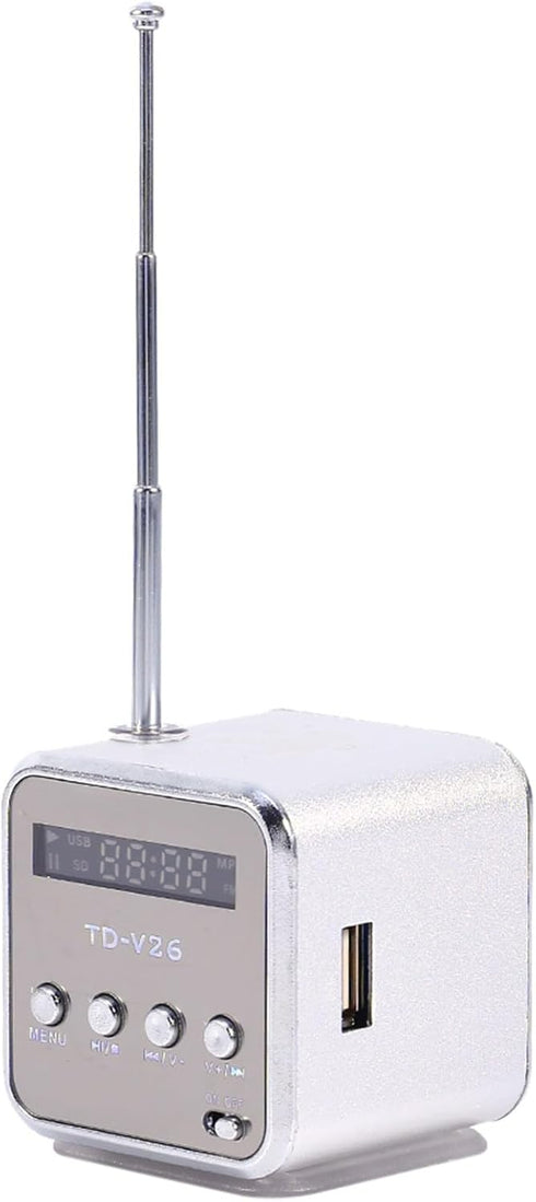 CCYLEZ Portable AM FM Radio with Bluetooth Music Speaker, Vintage Mini Speaker Retro