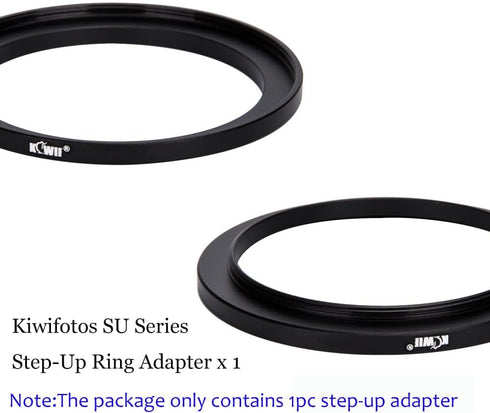 Kiwifotos 46mm-58mm Step-up Adapter Ring for Lenses, 46mm Lens to 58mm Filter and Accessories