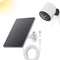 Solar Panel Compatible with SimpliSafe Outdoor Camera, 4W 5V with 10ft Micro USB Charging Cable