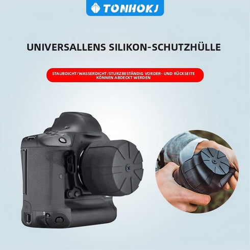 TONHOKJ 60120mm 99% (TH-002 2pcs) Universal Camera Lens Cap Cover - Fits DSLR Lenses, Element Proof, Lifetime Coverage