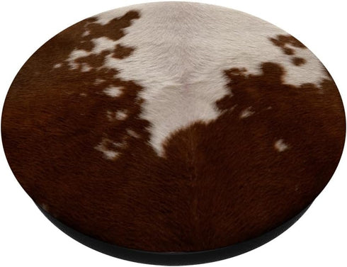 Cow Lookalike Cowhide PopSockets Swappable PopGrip