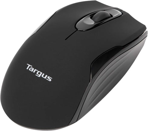 2.5-Foot (AMU75US) Targus Compact Mouse with Blue Trace Technology for Tracking and Retractable USB Cord, Black