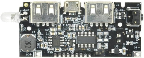Generic 18650 5V 1A 2.1A Mobile Power Bank Dual USB Battery Charger PCB Power Module Accessories for Phone DIY LED LCD