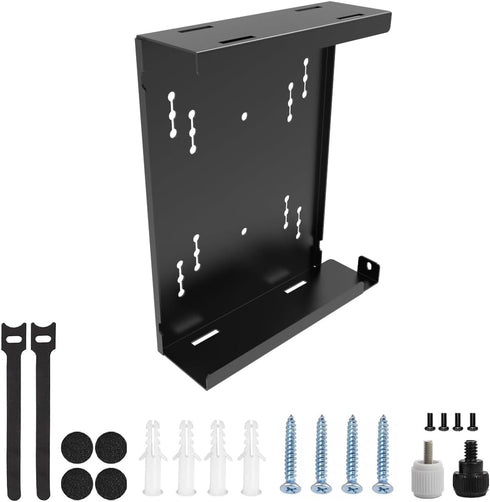 JINGCHENGMEI Wall Mount for Mini PC, Compatible with Dell OptiPlex Micro Form Factor, VESA and Under Desk Mounting