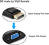 Display Port to VGA Adapter,4 Pack Gold-Plated DisplayPort DP to VGA Converter (Male to Female) for Computer, Desktop, Laptop, PC, Monitor, Projector, HDTV(2Pcs)