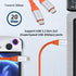 CY Cable USB3.2 Cable, 20Gbps USB4 Ultra Soft High Flex, 100W 8K 5K 4K USB4.0 Cord Male to Male, Compatible with iPhone