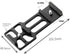 Picatinny Rail Mount Clamp Holder for Guns, Compatible with GoPro Hero Cameras, POV Accessories