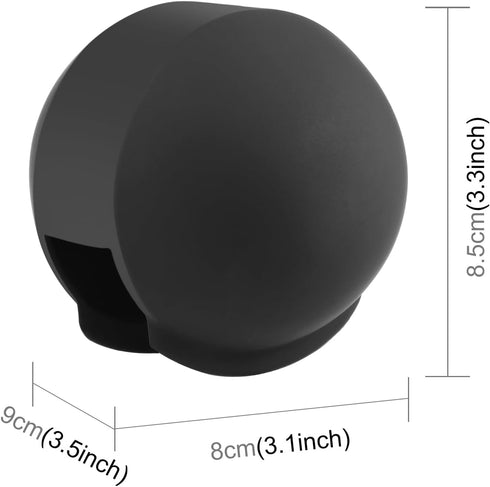 PULUZ Silicone Lens Cover for Insta360 X3 Dive Housing Case, Flexible Protective Lens Cap for Action Camera Accessories