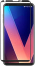 3D Curved Screen Protector for LG V30, (2pcs) Ultra Clear Anti-Scratch Tempered Glass, Full Coverage